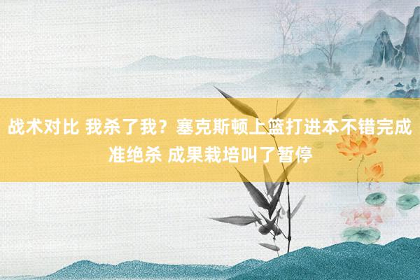 战术对比 我杀了我？塞克斯顿上篮打进本不错完成准绝杀 成果栽培叫了暂停